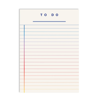 Bloc-notes de choses à faire | Arc-en-ciel